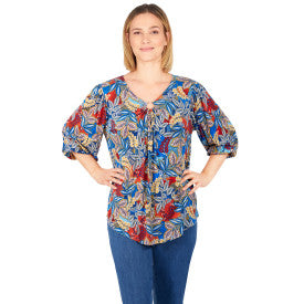 Blouse Lapis Multi - Ruby Rd.