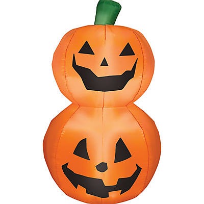 Airblown Pumpkin Duo Stack