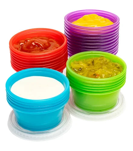 Colored Tasting Cups 2oz w/ Lid - 50 Count