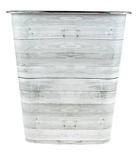 Waste Can White Plank