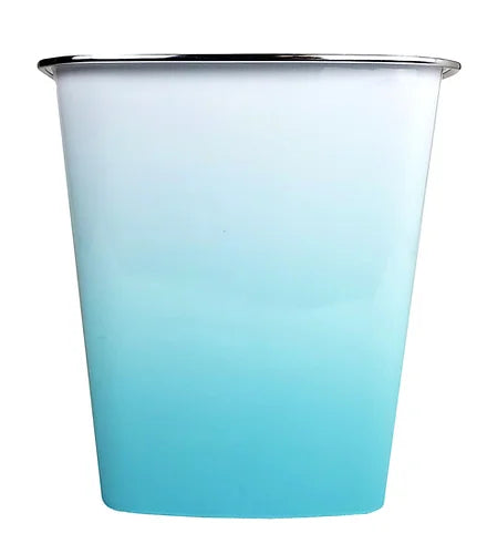 Waste Can Blue Ombre