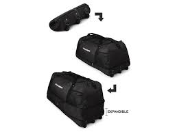 Bolso Enrollable Con Ruedas Challenger - Negro