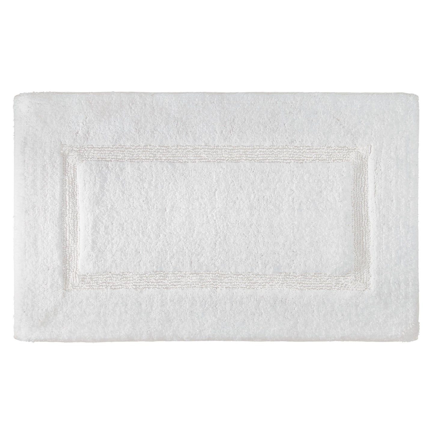 Alfombra decorativa blanca 34" X 21"