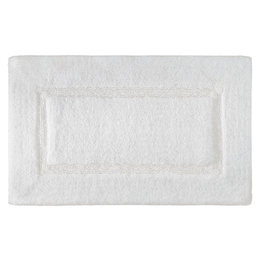 Alfombra decorativa blanca 34" X 21"