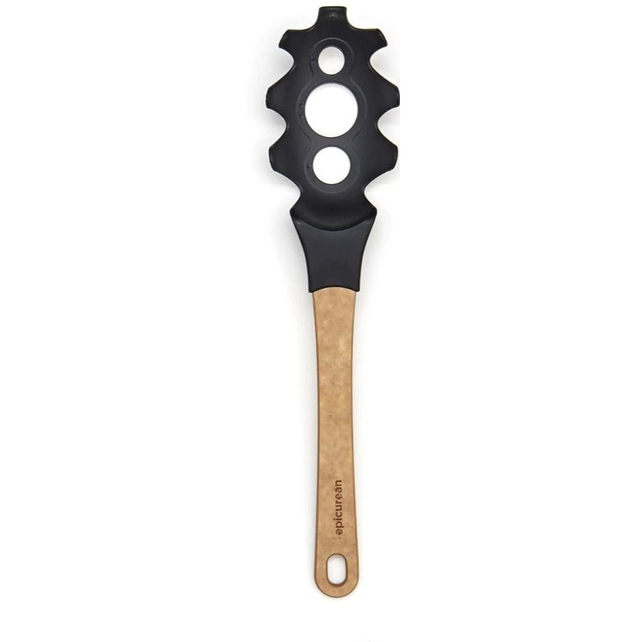 Pasta Server, Natural/Black Nylon 13"