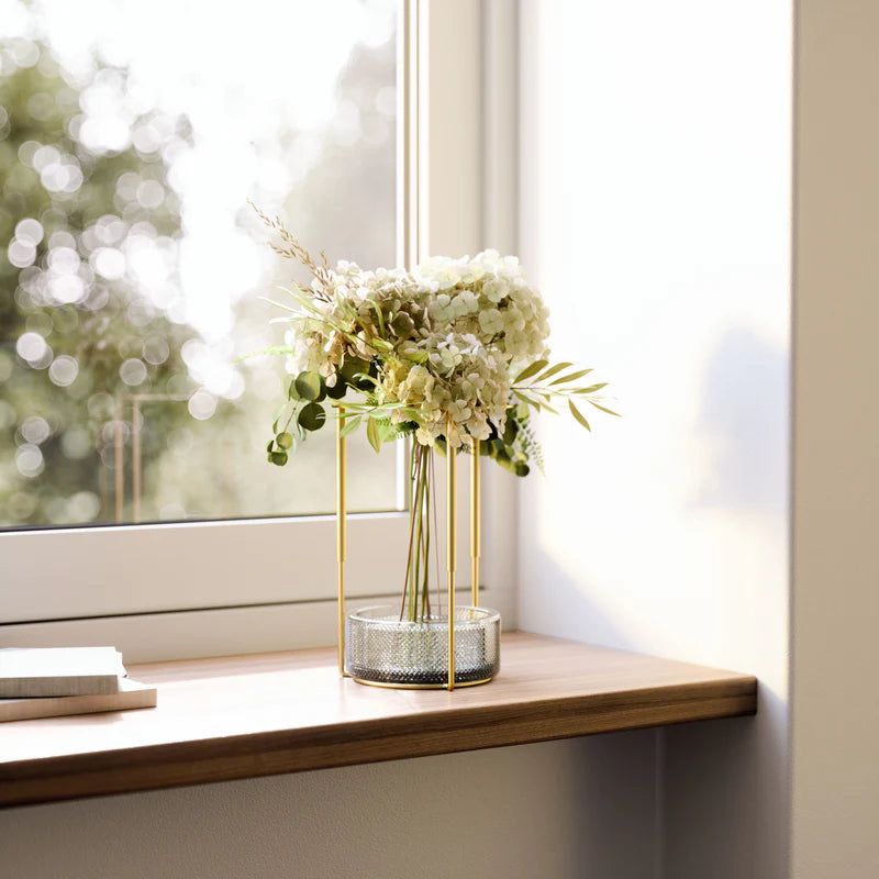 Tesora Adjustable vase Brass