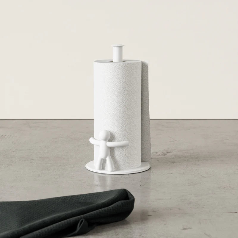 Buddy Paper Towel Holder White