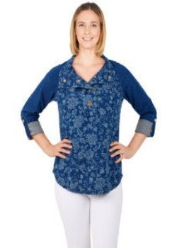 Blouse Indigo - Ruby Rd