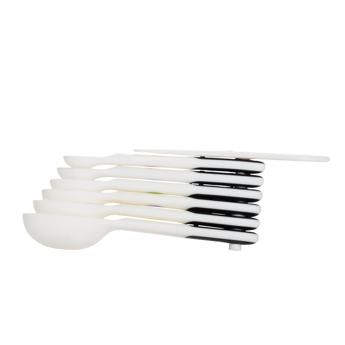 OXO GG 7 PC MEASURING SPOONS -SNAPS - WHITE