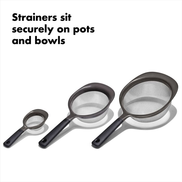 OXO GG 3 PC STRAINERS SET