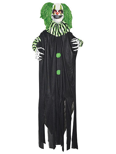 4' HANGING LIGTH UP CLOWN GREEN HAIR