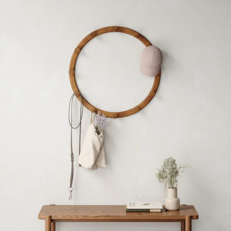 Slinka Hook, Set of 4 Light-Walnut