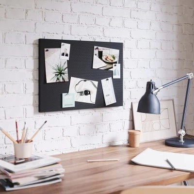 BULLETBOARD 15X21 IN BLACK