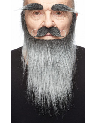 Mustaches Whith Beards and Eyebros Grey