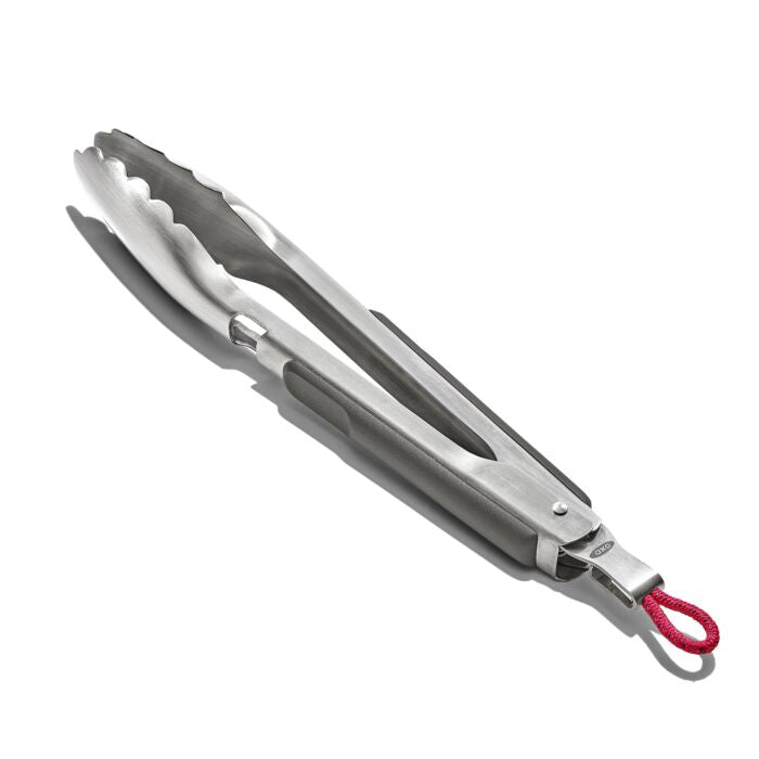 OXO ODR 10.5 IN SS TONGS W BOTTLE OPNR