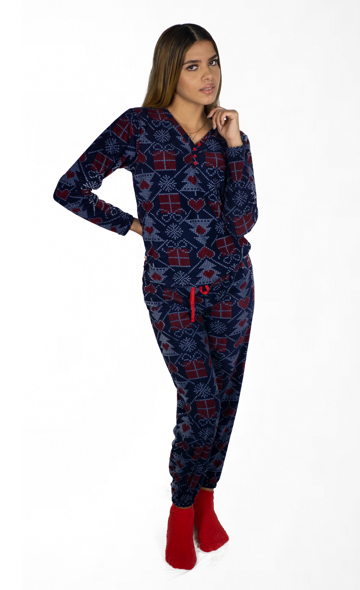 Hensley Jogger set Holiday Knit Midnight