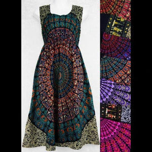 Primitive Mandala Sarong Tank Dress